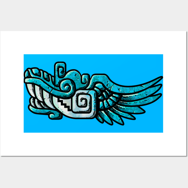 Winged Serpent Wall Art by qetza